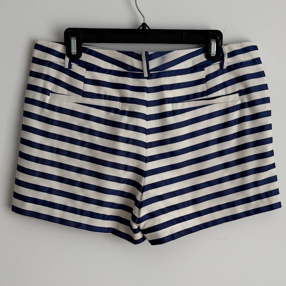 Blue & white striped shorts - Picture 4 of 5